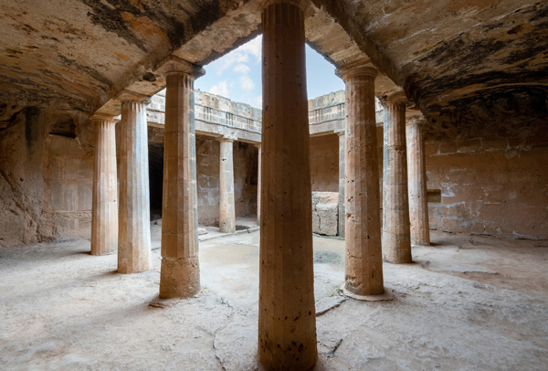Lifestyle-Aufnahme einer Ruine in Zypern
